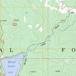 US Forest Service - Topo Blind Lake, UT FSTopo Legacy digital map