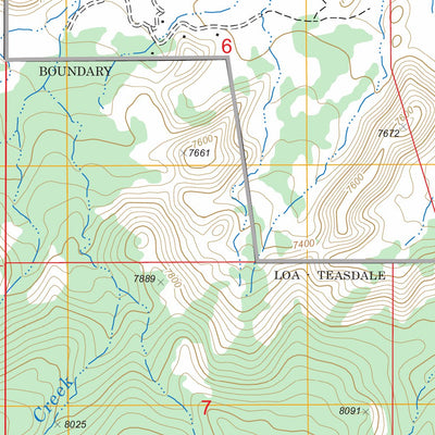 US Forest Service - Topo Blind Lake, UT FSTopo Legacy digital map