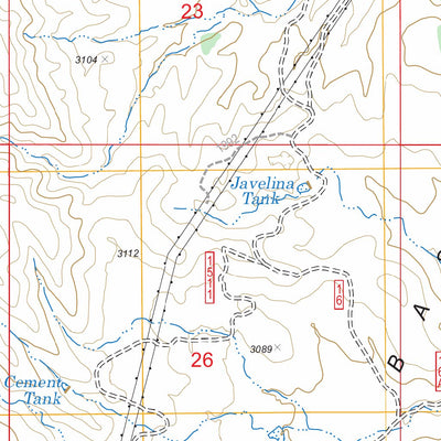 US Forest Service - Topo Bloody Basin, AZ FSTopo Legacy digital map