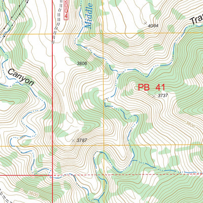 US Forest Service - Topo Bloody Basin, AZ FSTopo Legacy digital map