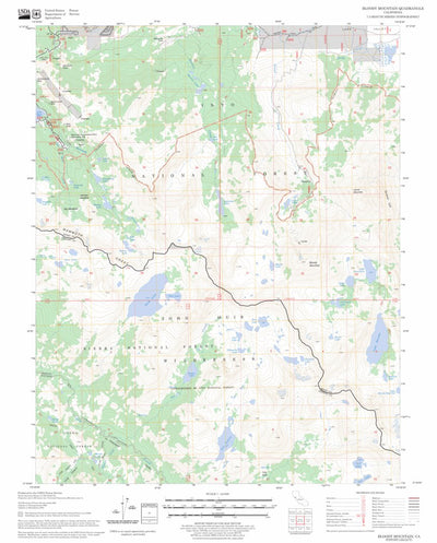US Forest Service - Topo Bloody Mountain, CA FSTopo Legacy digital map