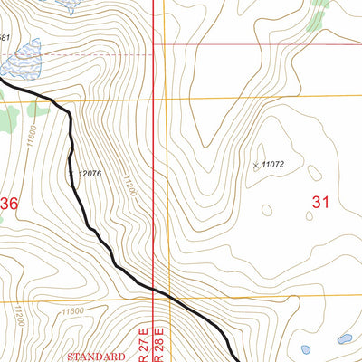 US Forest Service - Topo Bloody Mountain, CA FSTopo Legacy digital map