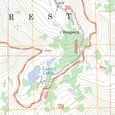US Forest Service - Topo Bloody Mountain, CA FSTopo Legacy digital map