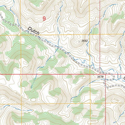 US Forest Service - Topo Bloom Creek, MT FSTopo Legacy digital map