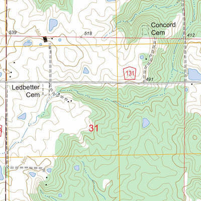 US Forest Service - Topo Bloomfield, IL FSTopo Legacy digital map
