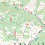 US Forest Service - Topo Blowfly Creek, ID FSTopo Legacy digital map