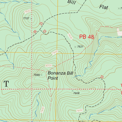 US Forest Service - Topo Blue, AZ - NM FSTopo Legacy digital map
