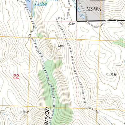 US Forest Service - Topo Blue Buck Mountain, WA FSTopo Legacy digital map