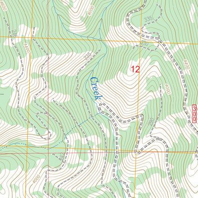 US Forest Service - Topo Blue Buck Mountain, WA FSTopo Legacy digital map