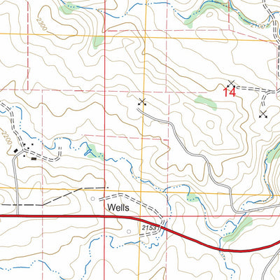 US Forest Service - Topo Blue Buttes SE, ND FSTopo Legacy digital map