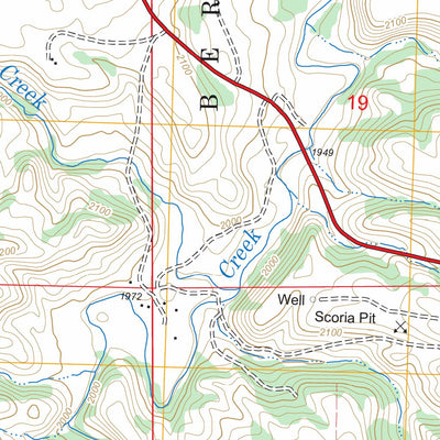 US Forest Service - Topo Blue Buttes SE, ND FSTopo Legacy digital map