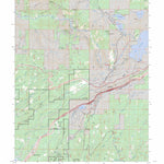 US Forest Service - Topo Blue Canyon, CA FSTopo Legacy digital map