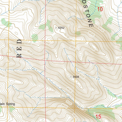 US Forest Service - Topo Blue Diamond, NV FSTopo Legacy digital map