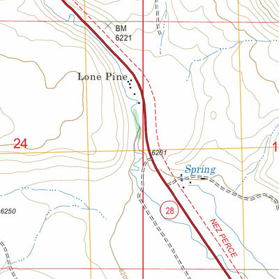 US Forest Service - Topo Blue Dome, ID FSTopo Legacy digital map