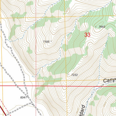 US Forest Service - Topo Blue Dome, ID FSTopo Legacy digital map