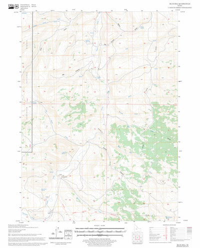 US Forest Service - Topo Blue Hill, ID FSTopo Legacy digital map