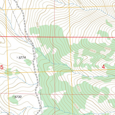 US Forest Service - Topo Blue Hill, ID FSTopo Legacy digital map
