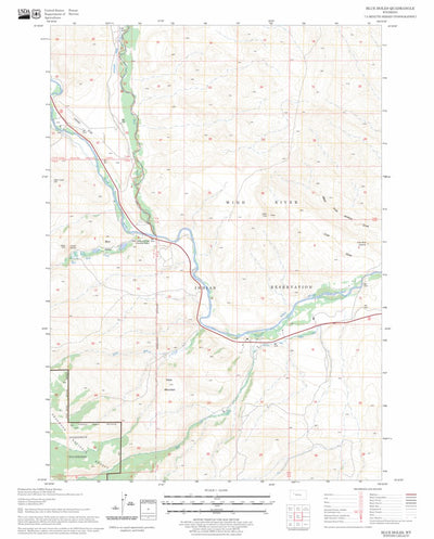US Forest Service - Topo Blue Holes, WY FSTopo Legacy digital map