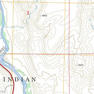 US Forest Service - Topo Blue Holes, WY FSTopo Legacy digital map