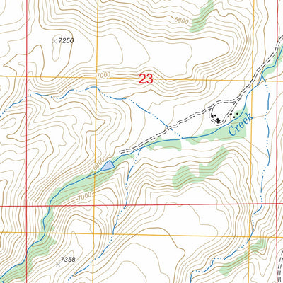 US Forest Service - Topo Blue Holes, WY FSTopo Legacy digital map