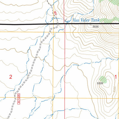US Forest Service - Topo Blue Jay Peak, AZ FSTopo Legacy digital map