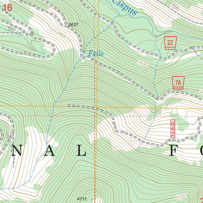 US Forest Service - Topo Blue Lake, WA FSTopo Legacy digital map