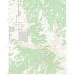 US Forest Service - Topo Blue Miner Lake, WY FSTopo Legacy digital map