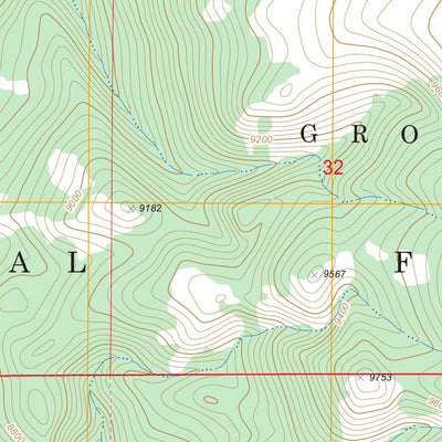 US Forest Service - Topo Blue Miner Lake, WY FSTopo Legacy digital map