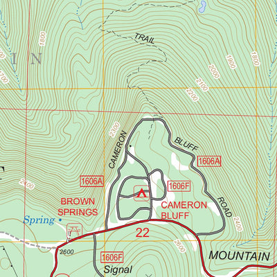US Forest Service - Topo Blue Mountain, AR FSTopo Legacy digital map