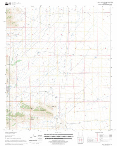 US Forest Service - Topo Blue Mountain, AZ FSTopo Legacy digital map