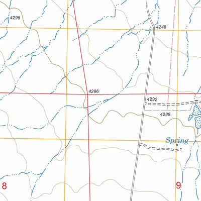 US Forest Service - Topo Blue Mountain, AZ FSTopo Legacy digital map