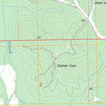 US Forest Service - Topo Blue Mountain, MS FSTopo Legacy digital map