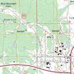 US Forest Service - Topo Blue Mountain, MS FSTopo Legacy digital map