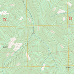 US Forest Service - Topo Blue Mountain, NM FSTopo Legacy digital map