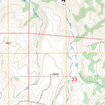 US Forest Service - Topo Blue Nose Creek, WY FSTopo Legacy digital map