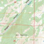 US Forest Service - Topo Blue Nose Creek, WY FSTopo Legacy digital map
