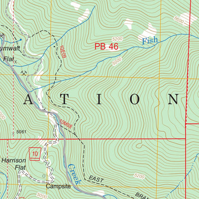 US Forest Service - Topo Blue Nose Mountain, CA FSTopo Legacy digital map