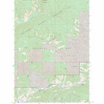 US Forest Service - Topo Blue Point, MT FSTopo Legacy digital map