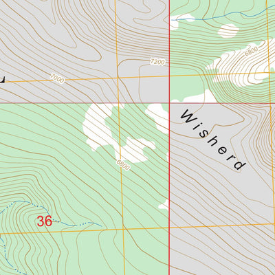 US Forest Service - Topo Blue Point, MT FSTopo Legacy digital map