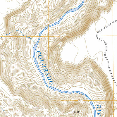 US Forest Service - Topo Blue Spring, AZ FSTopo Legacy digital map