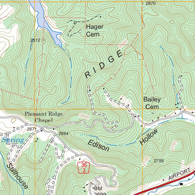 US Forest Service - Topo Bluefield, WV - VA FSTopo Legacy digital map