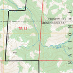 US Forest Service - Topo Bluenose Ridge, CA FSTopo Legacy digital map