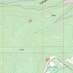 US Forest Service - Topo Bluff Springs, NM FSTopo Legacy digital map