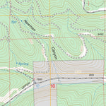 US Forest Service - Topo Bluff Springs, NM FSTopo Legacy digital map