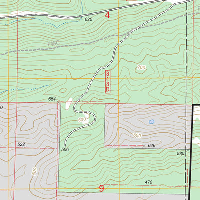 US Forest Service - Topo Bluffton, AR FSTopo Legacy digital map
