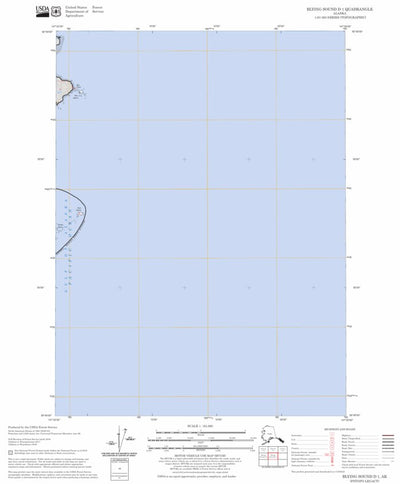 US Forest Service - Topo Blying Sound D-1, AK FSTopo Legacy digital map