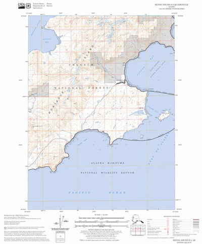 US Forest Service - Topo Blying Sound D-2, AK FSTopo Legacy digital map