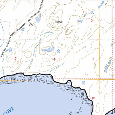 US Forest Service - Topo Blying Sound D-2, AK FSTopo Legacy digital map