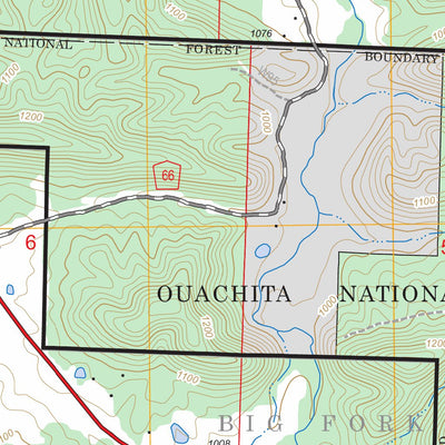 US Forest Service - Topo Board Camp, AR FSTopo Legacy digital map