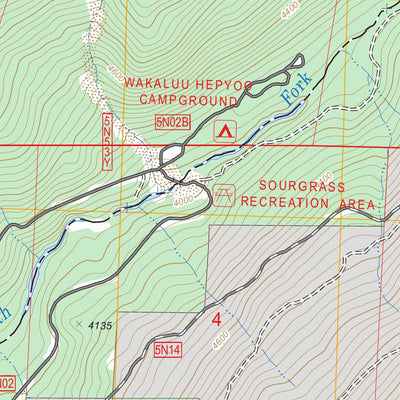 US Forest Service - Topo Boards Crossing, CA FSTopo Legacy digital map
